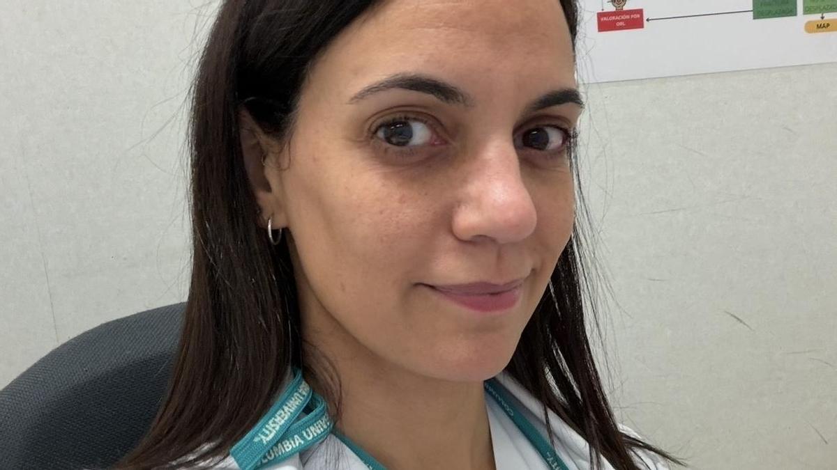 La doctora Andrea Martínez Baladrón.