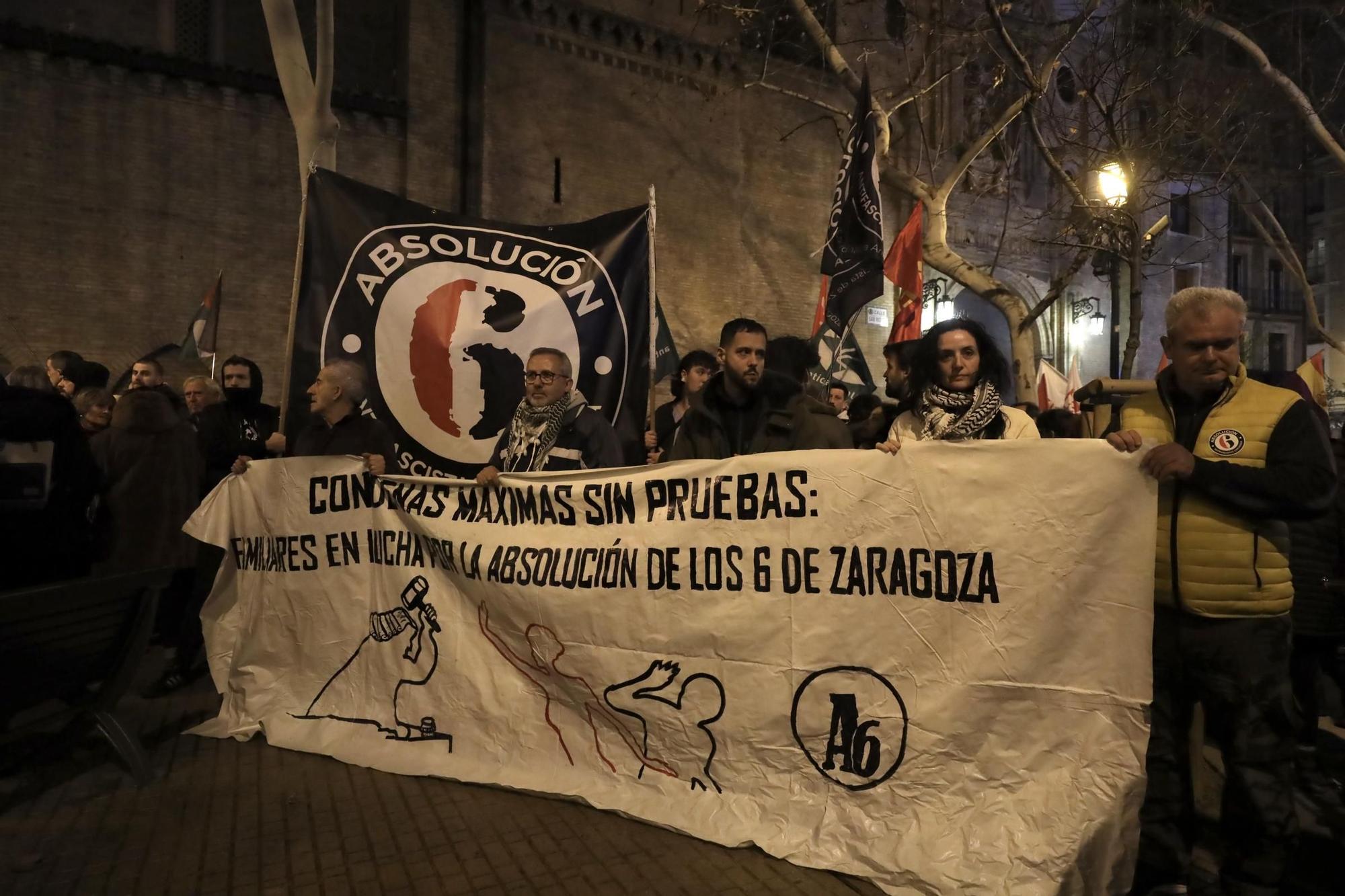 En imágenes | Manifestación por la absolución de los 6 de Zaragoza