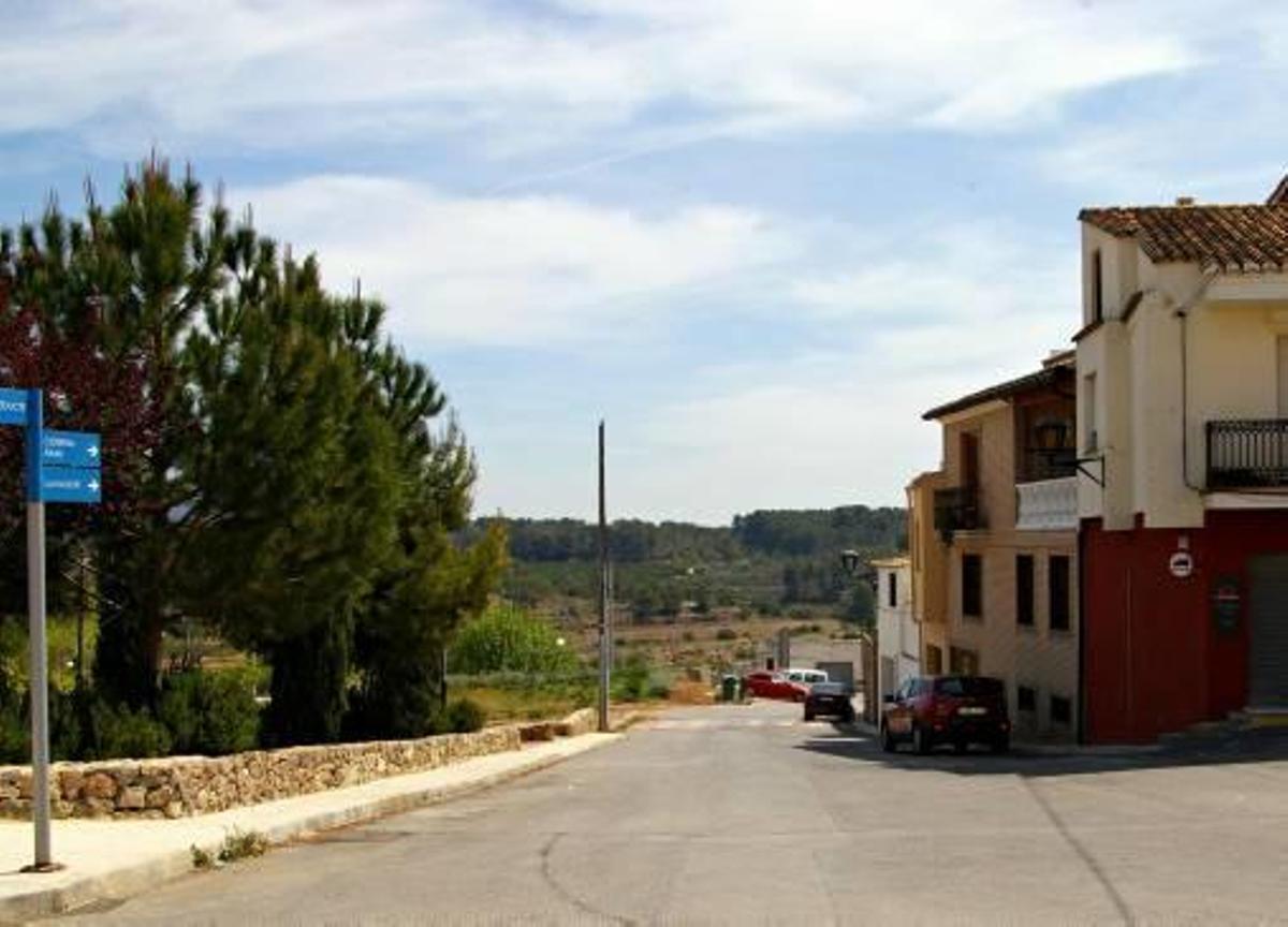 Calle del Río Palancia en Alfara