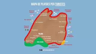 El irónico mapa de playas de Mallorca para espantar turistas: “Cuidado con el 'Caló des Mordor', hay lava volcánica”