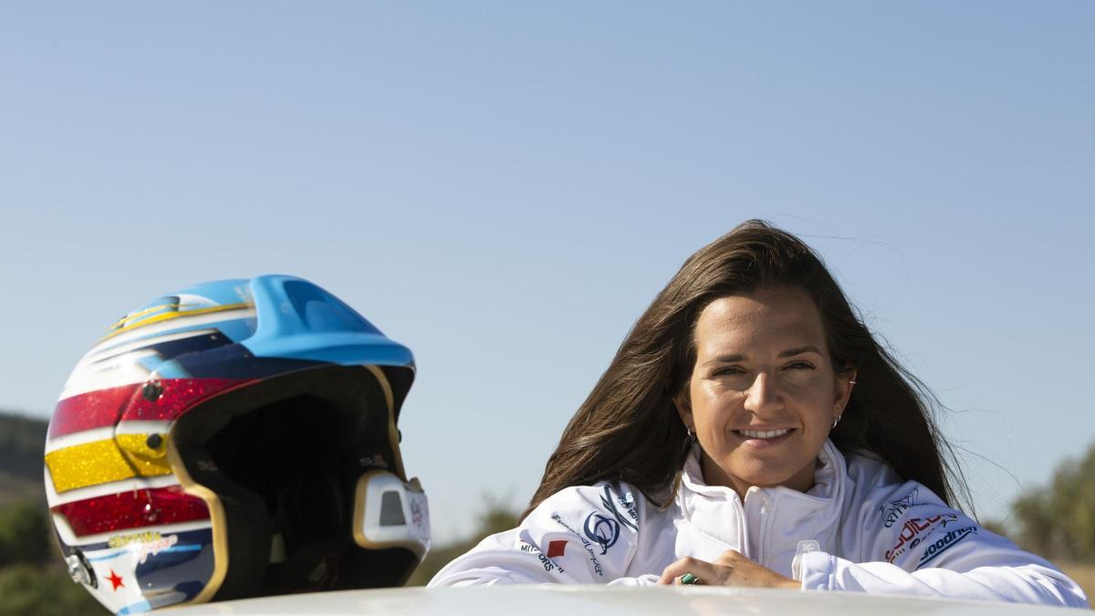 La piloto burgalesa Cristina Gutiérrez.