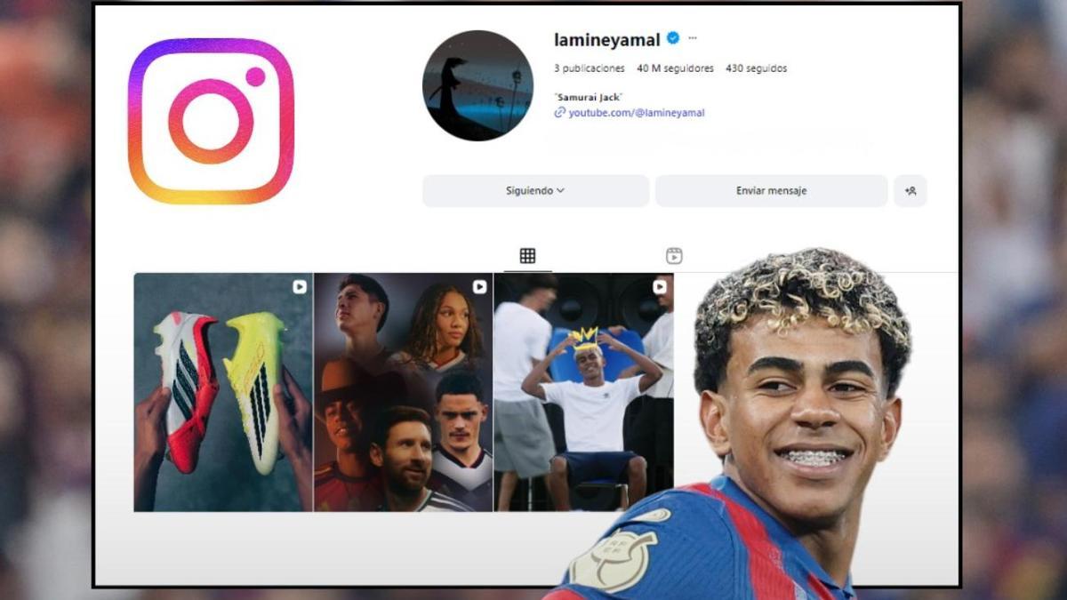 El perfil de Lamine, vaciado