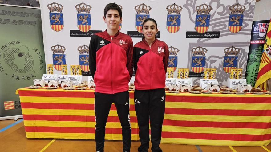 Feliu Terol y Martina Molina, en el Máster de Alfajarín.