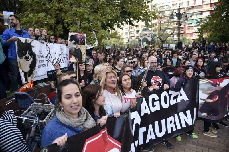 Concentración antitaurina el domingo en la plaza del Portillo de Zaragoza