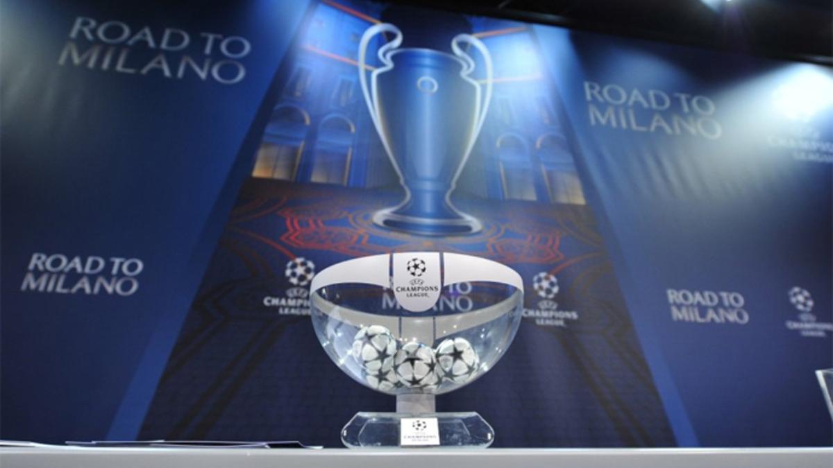 El bombo de la Champions League