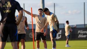 Primer entrenamiento de Argentina en Miami para preparar la Copa América con Leo Messi
