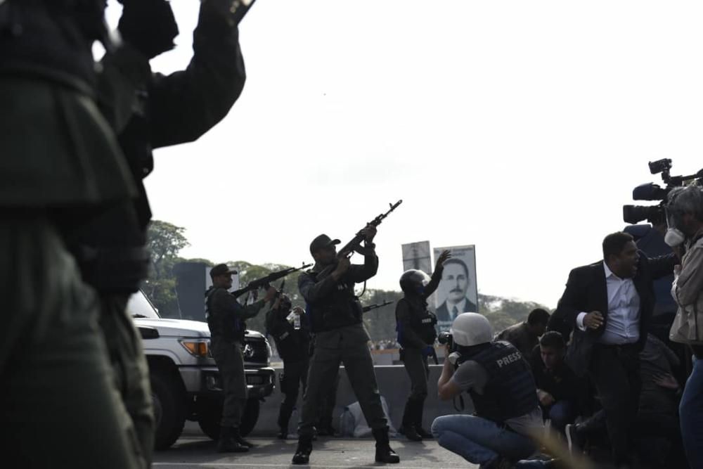 El alzamiento militar en Venezuela