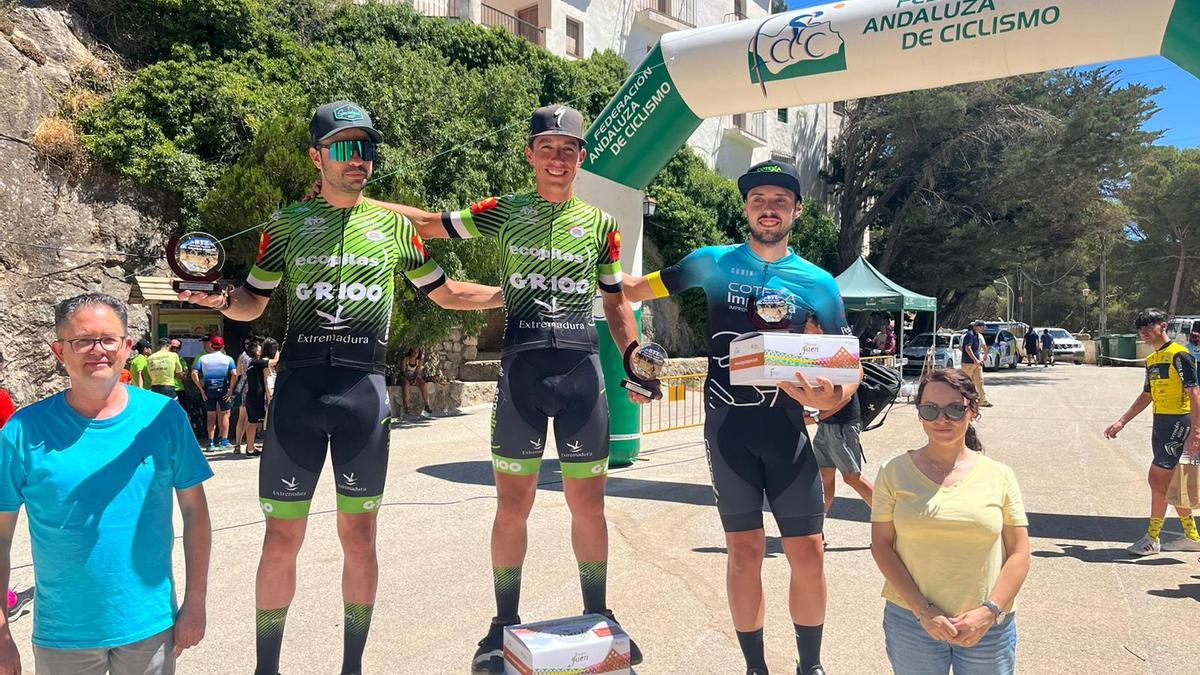 Lobato, en el podio general IV BTT Donde nace el Guadalquivir