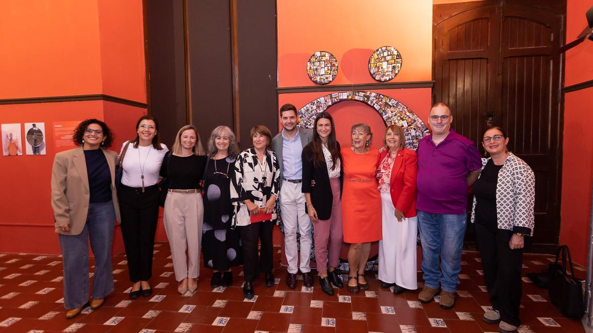 Inauguración de la exposición.