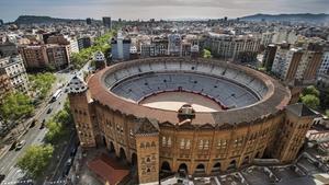 La plaza de toros Monumental de Barcelona.