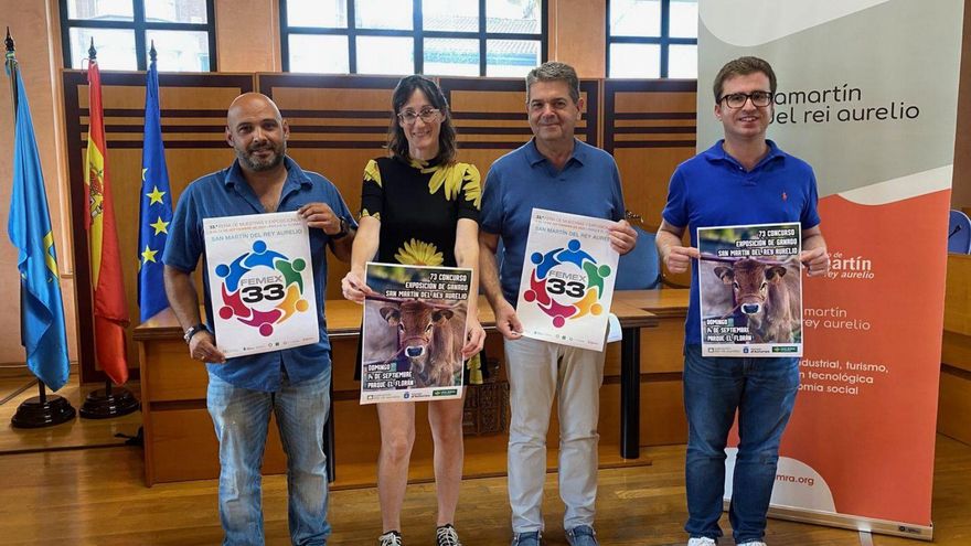 La Feria de Muestras de San Martín del Rey Aurelio recupera el automóvil para su galería comercial