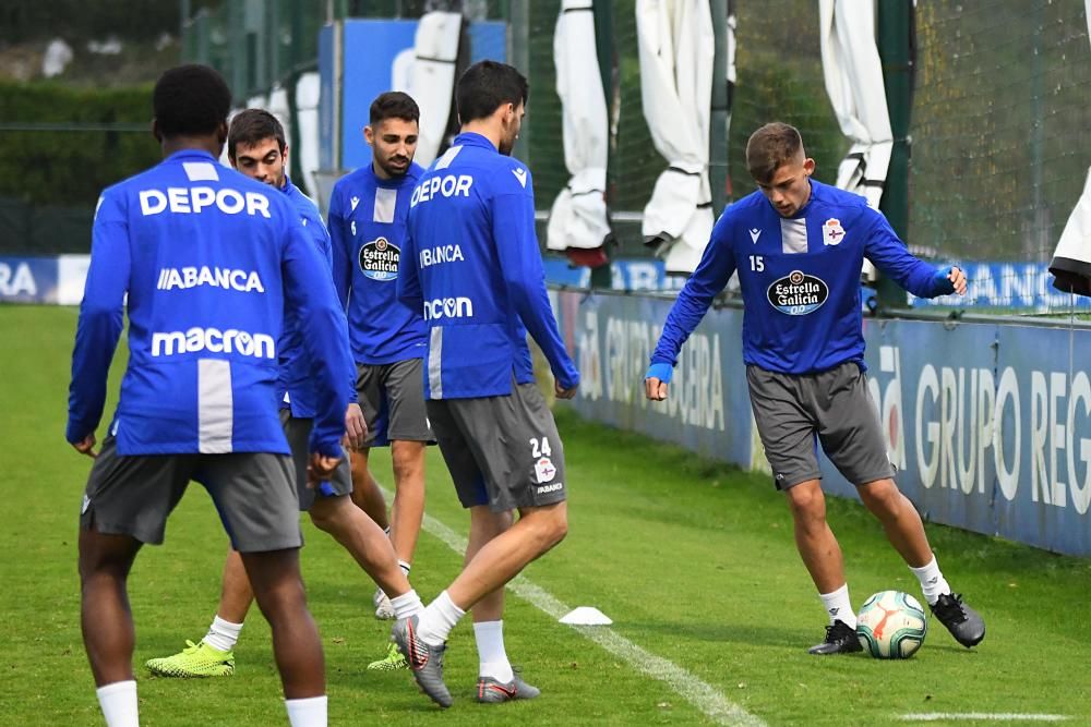 El Deportivo regresa a los entrenamientos para preparar la visita del Elche