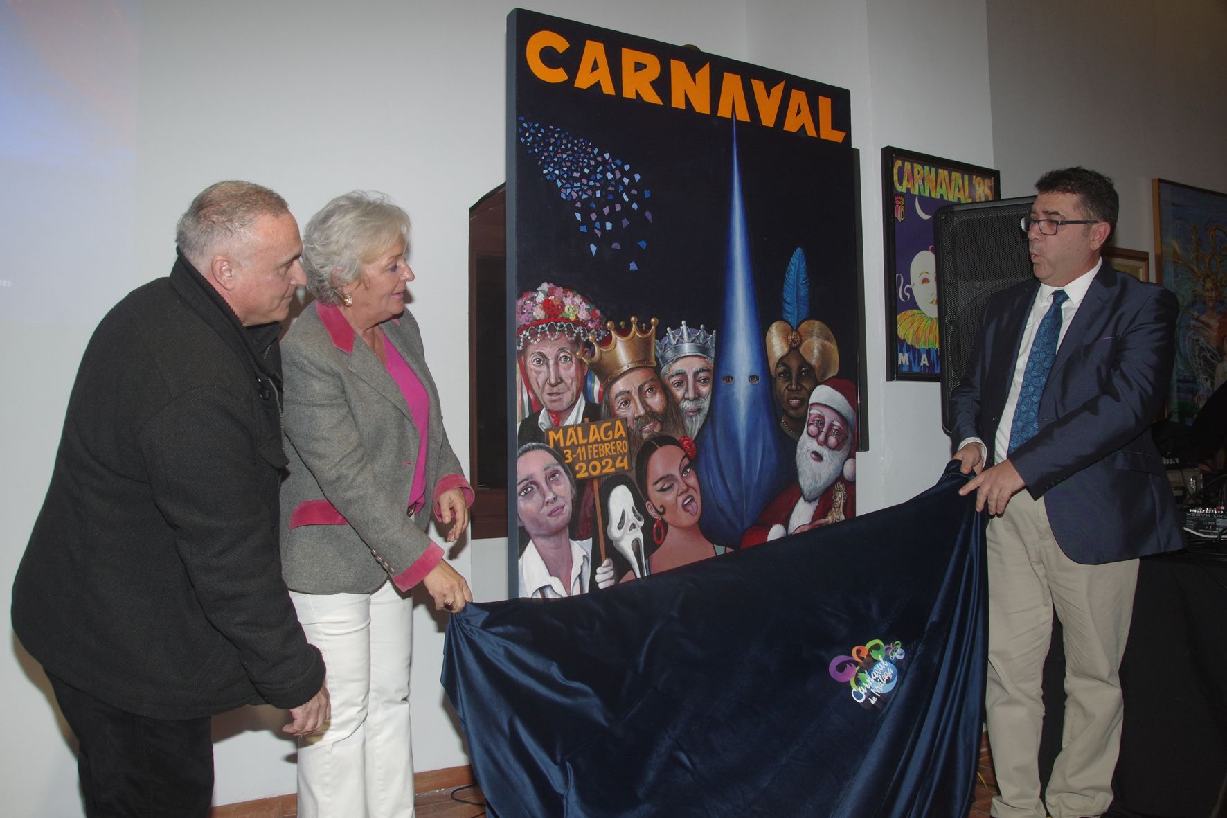 Presentación del cartel del Carnaval de Málaga de 2024