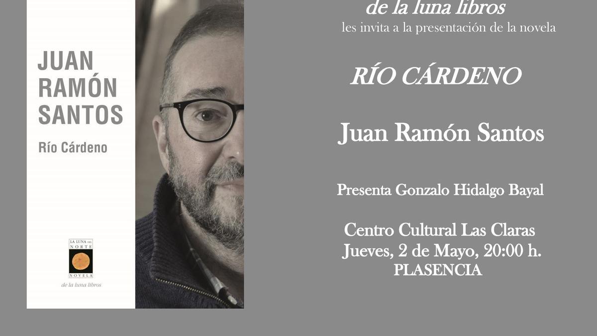 Juan Ramón Santos, de Plasencia, presenta su último libro.
