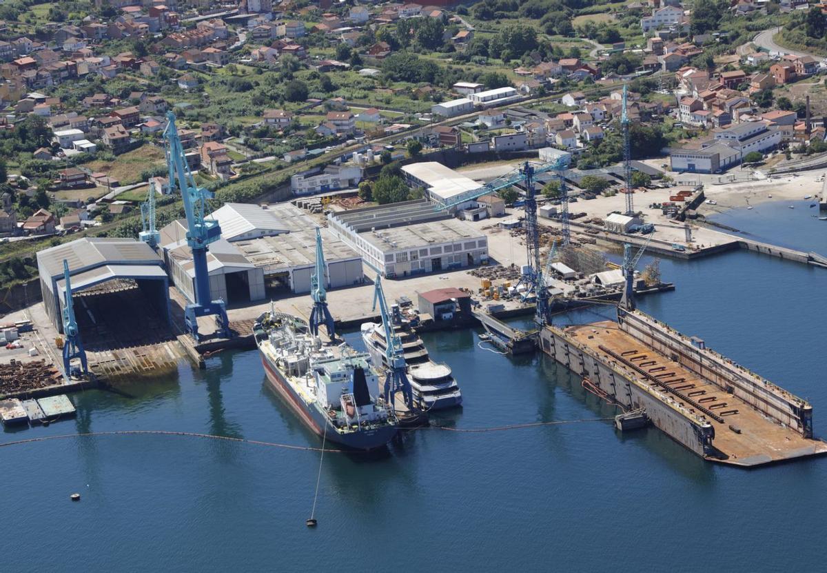 Vista aérea del astillero
Metalships &amp; Docks. | 
// RICARDO GROBAS