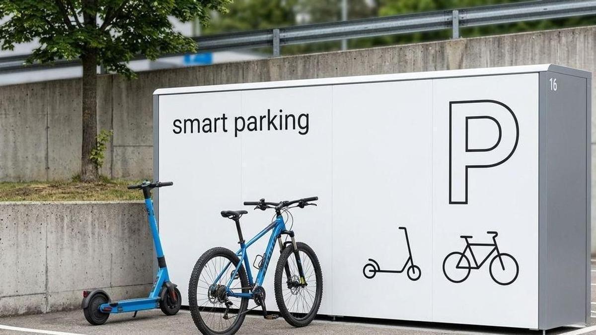 Burriana prevé contar en enero con aparcamientos inteligentes para bicicletas y patinetes en las estación de trenes.
