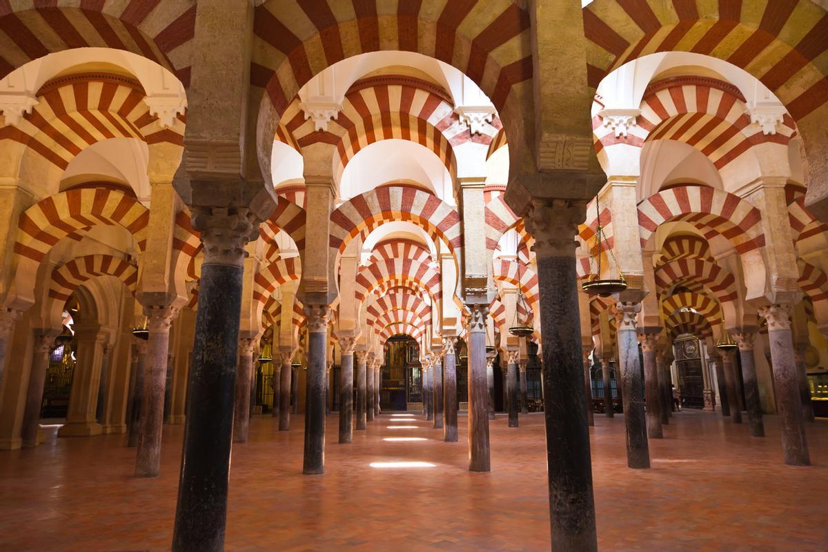 Columnas bosque mezquita de Córdoba