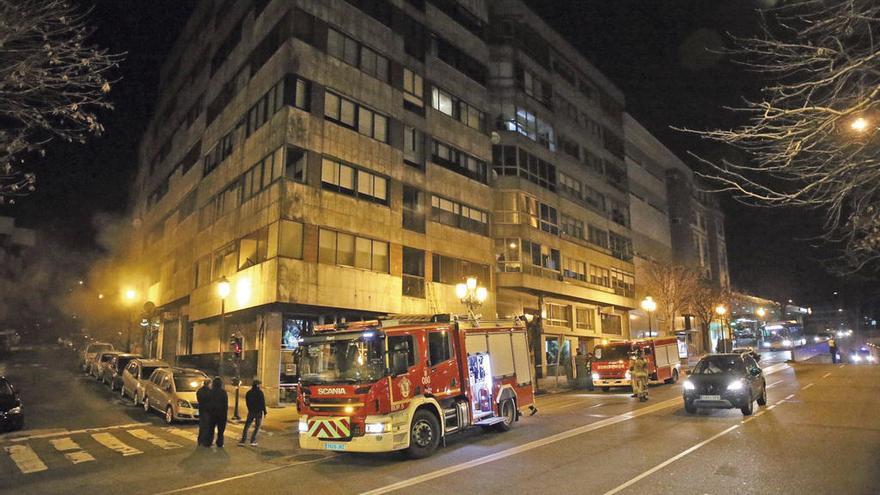 El incendio se produjo en Gran Vía. // Nick