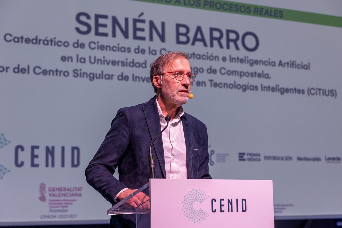 Senén Barro, durante su exposición den el Foro ALIA.