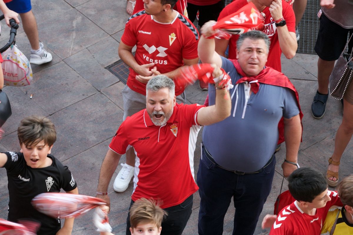 Recepción del Real Murcia en el Ayuntamiento de la ciudad