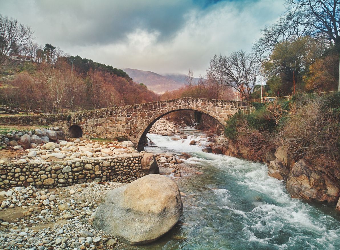 Puente romano Parral en Jarandilla de la Vera.