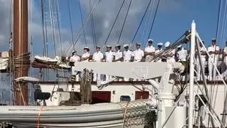 La princesa Leonor regresa a Gran Canaria para embarcarse en la fragata Blas de Lezo