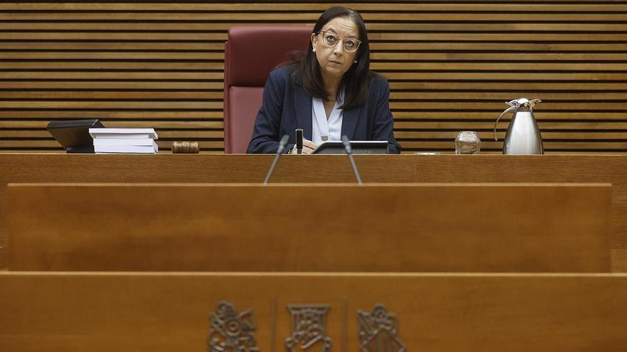 La presidenta de Les Corts, Llanos Massó, en una votación: &quot;Vamos a votar a mano alzada y que les den por saco&quot;