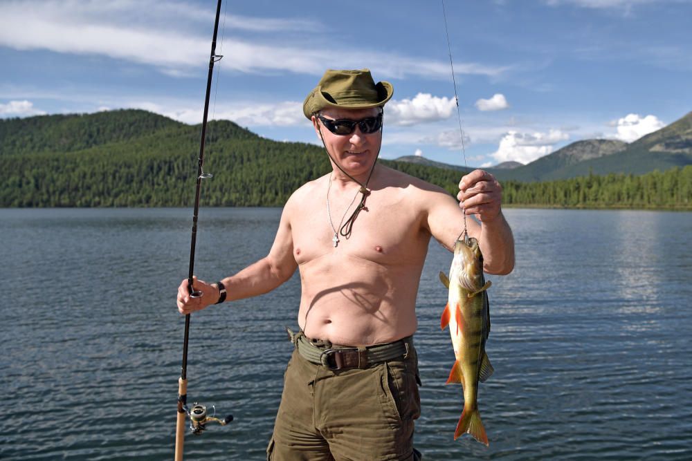 Las vacaciones de Vladímir Putin en Siberia