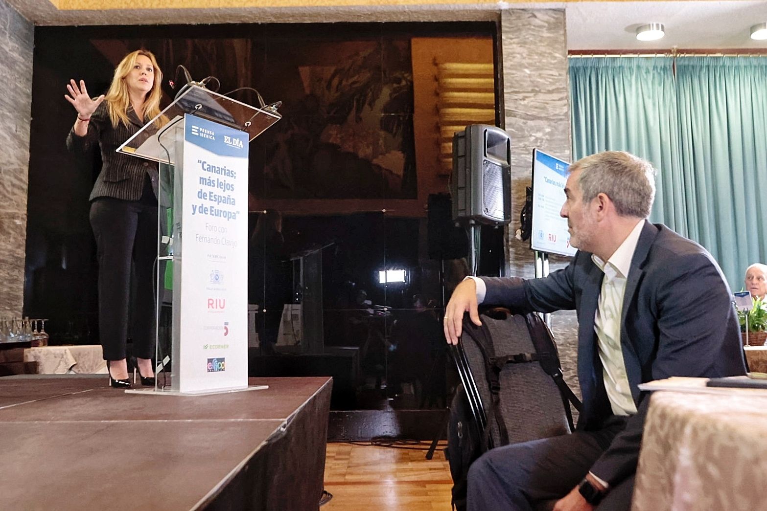 Fernando Clavijo en el Foro de  El Día 'Canarias; más lejos de España y Europa'