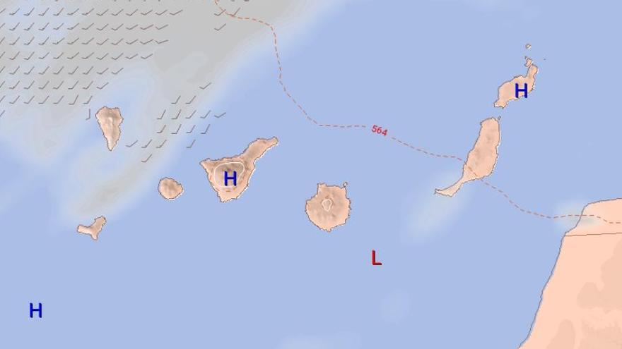 La Aemet advierte de cambios: las lluvias regresan a Canarias tras la calima y activan la atención en la costa