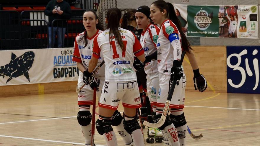 El Telecable Gijón de hockey sobre patines empata con el Bigues i Riells y se deja el liderato (1-1)
