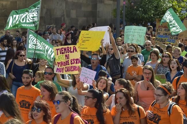 Manifestación de estudiantes contra la LOMCE