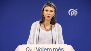 La diputada del Congreso, Llano de Luna, presidenta de la comisión organizadora del cónclave catalán.