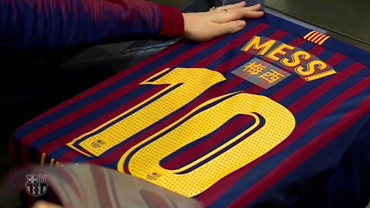 Los jugadores del Barcelona lucirán su nombre en chino contra el Madrid
