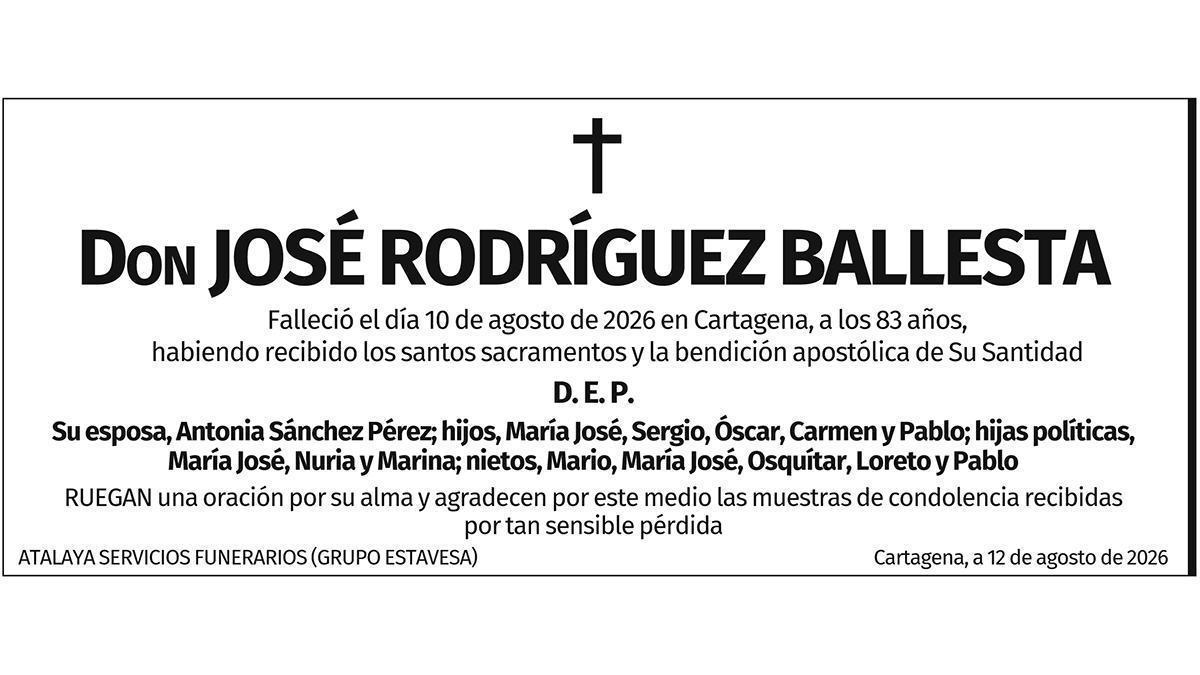 Don José Rodríguez Ballesta