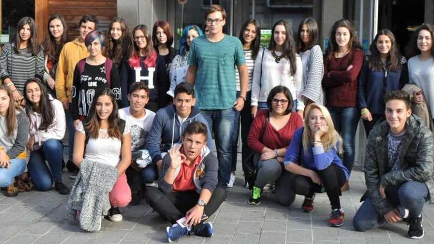 Alumnos de Chan do Monte viven un intercambio escolar en Francia