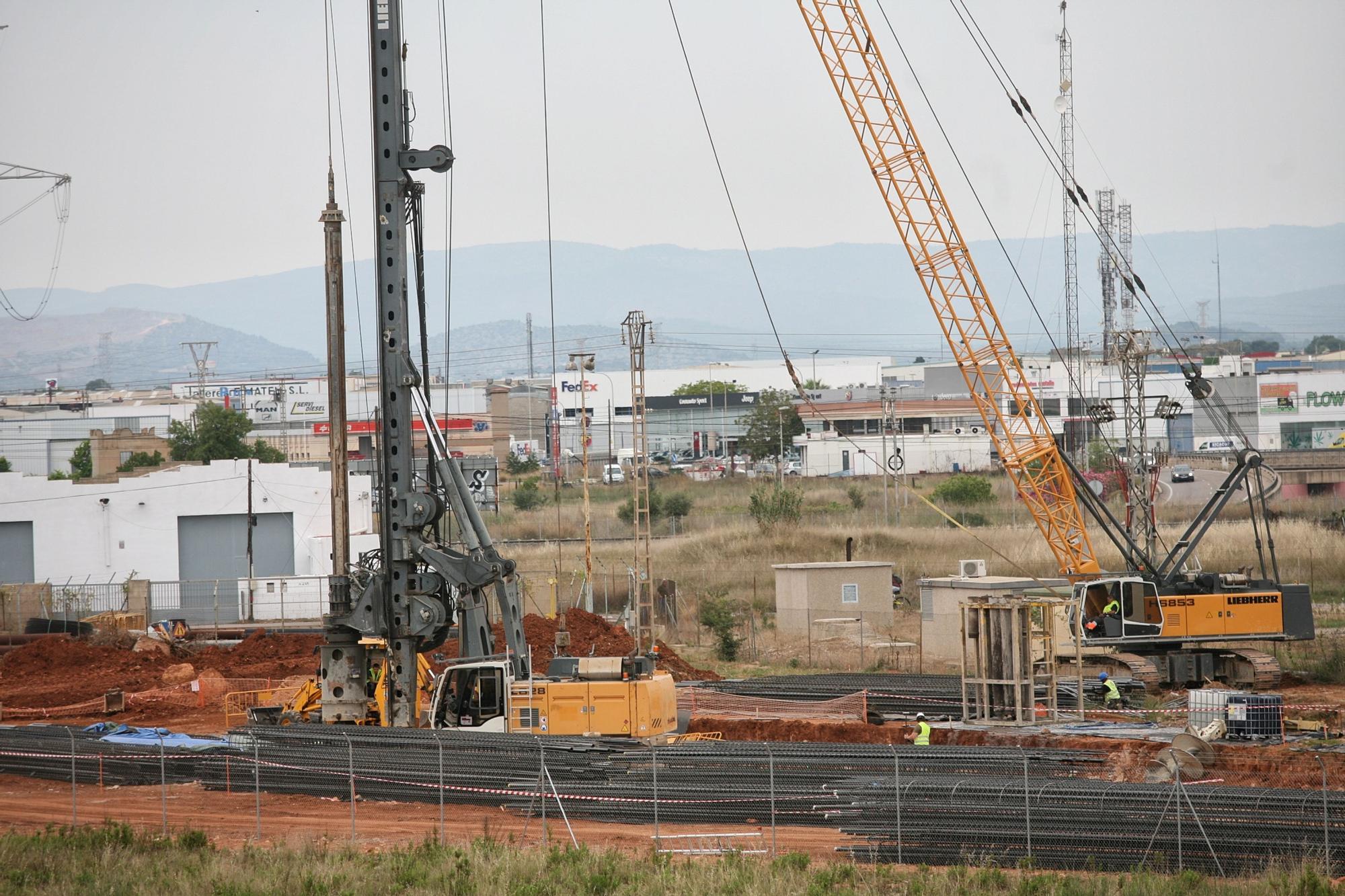 Avanzan los trabajos en la primera fase del acceso ferroviario sur a PortCastelló