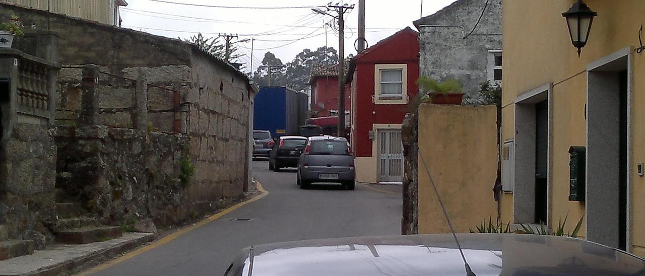 Calle Berdón, en A Torre.