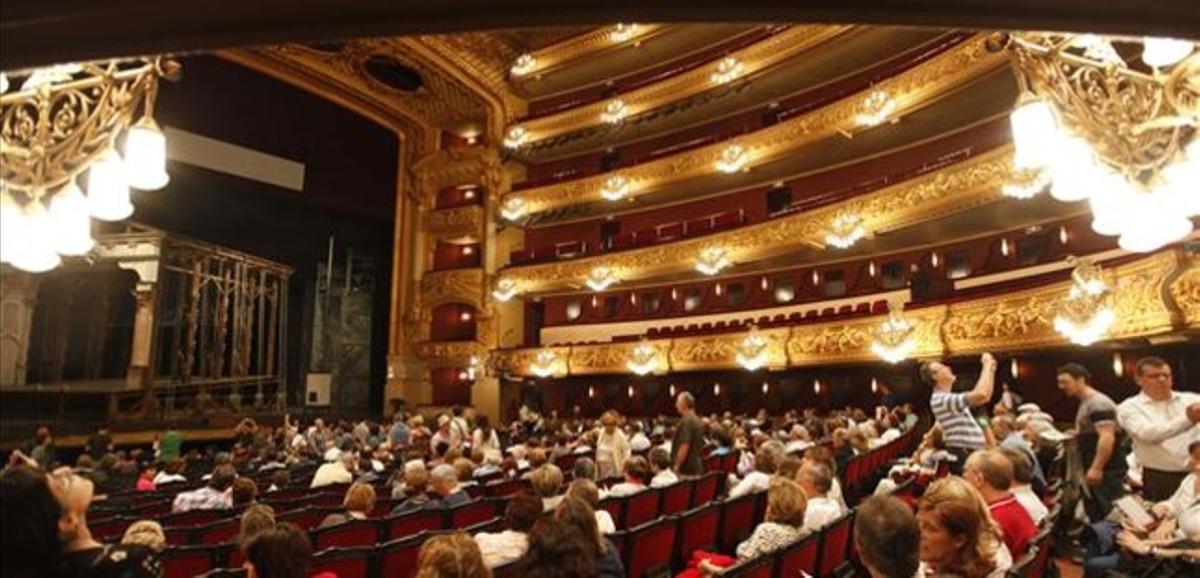 Imatge de l’interior del Liceu. Imatge de l’interior del Liceu.