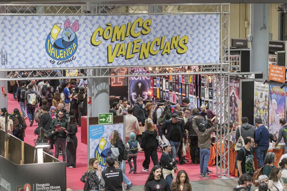 El espacio dedicado a los cómics valencianos.