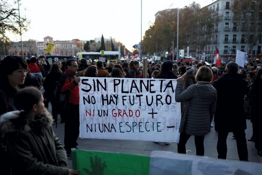 Manifestación en Madrid por la Cumbre del Clima