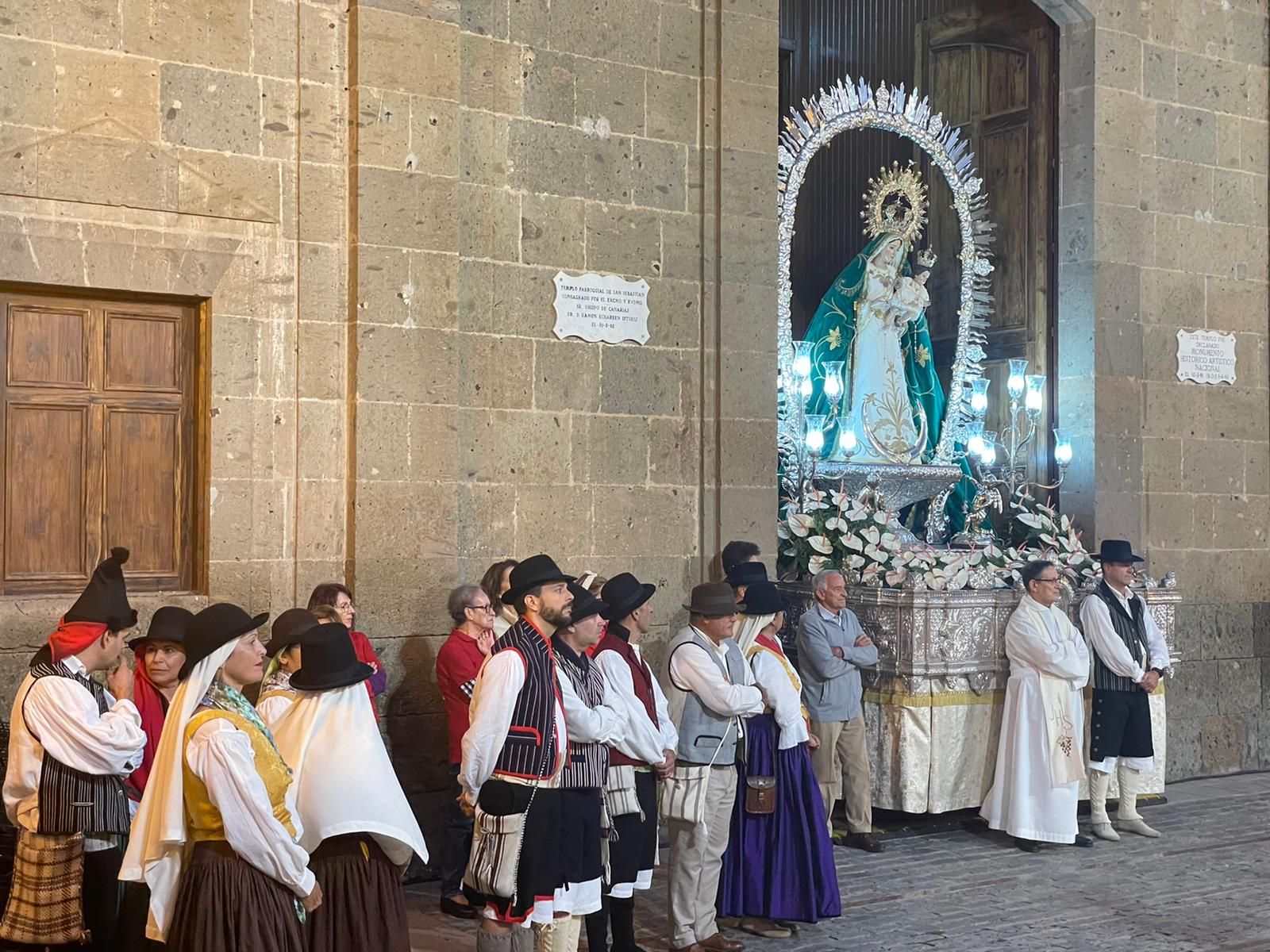 Romería ofrenda a la Virgen del Rosario en Agüimes