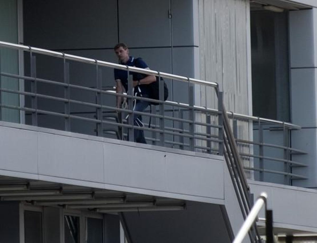 Tito Vilanova arribava aquest dilluns a la ciutat esportiva Joan Gamper per iniciar la temporada.