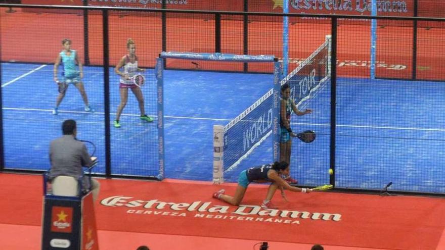 En las semifinales femeninas también hubo puntos de altísima calidad. // Noé Parga