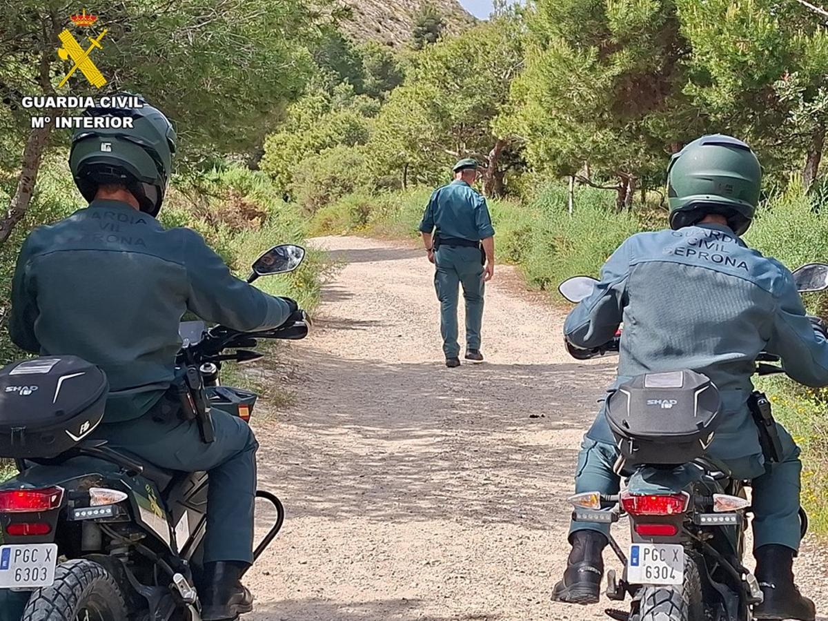 El Seprona en la Serra Grossa.