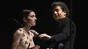 María Valverde y Gustavo Dudamel, en Peralada.