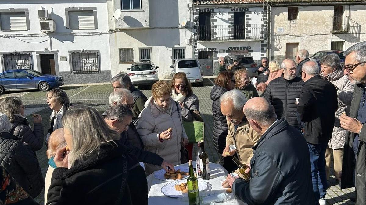 Un grupo de mayores, en una actividad festiva este año.