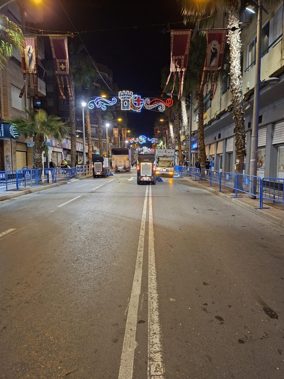 Limpieza en San Vicente en las fiestas patronales de 2026