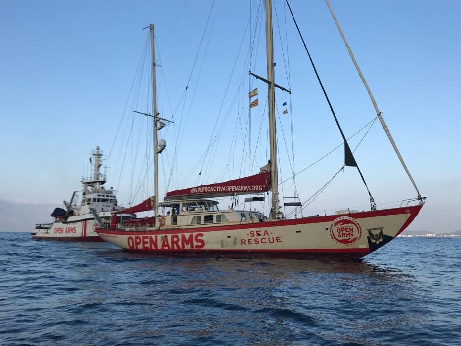 Die Rettungsboote von "Open Arms" erreichen Palma de Mallorca