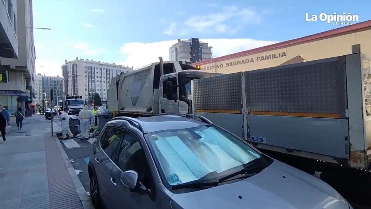 Comienza la recogida de basura en A Coruña